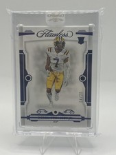 2022 Panini Flawless Collegiate #27 Derek Stingley Jr. Sapphire #/20