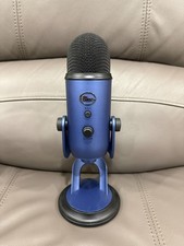 Blue Yeti USB Microphone Midnight Blue for PC, Mac, Gaming, Multi Pattern MINT