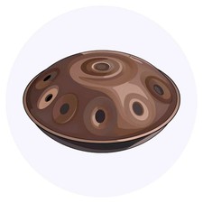 24 x 'Handpan' Stickers -  for Crafts, Scrapbooking and Labelling (SK00079083)