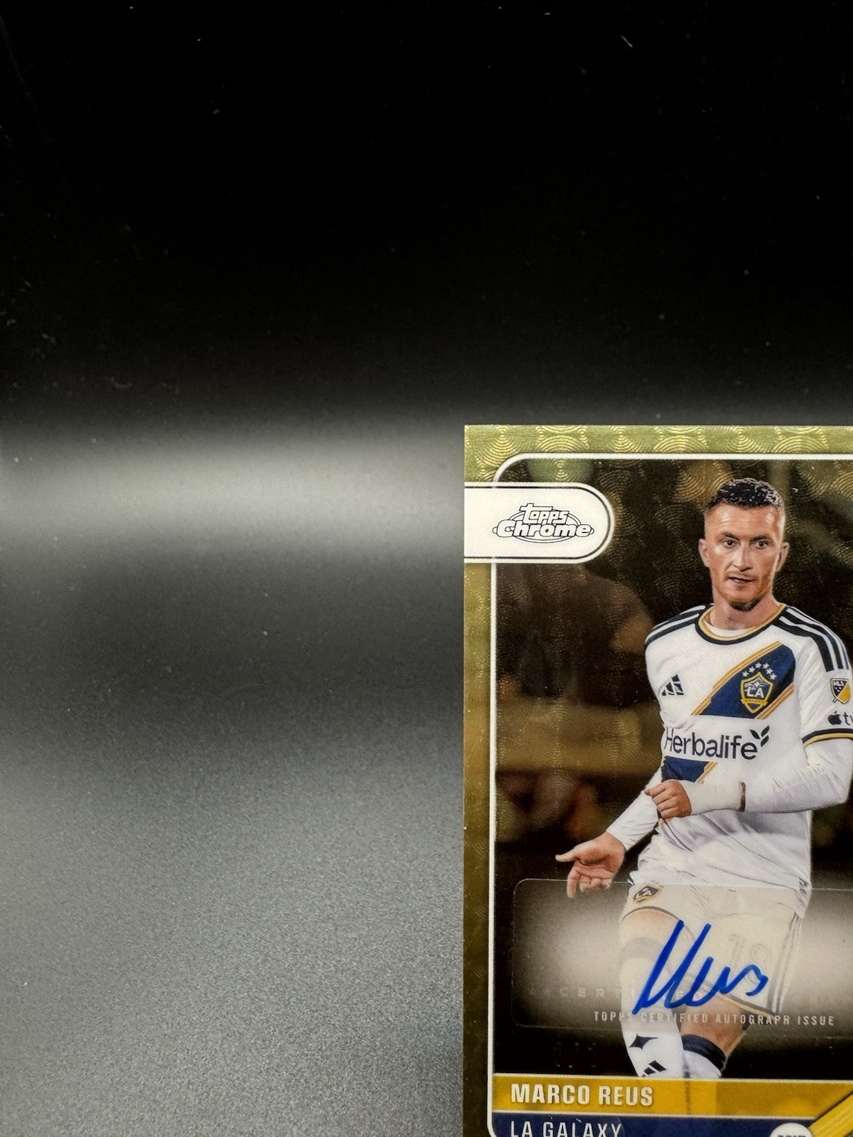 2026 Topps Chrome MLS - Marco Reus 1/1 Superfractor AUTOGRAPH CARD LA GALAXY view 4