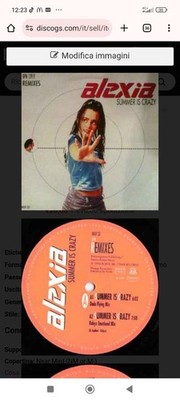 Alexia - Summer Is Crazy - Original Vinyl 12 Rare 1996 Remix 