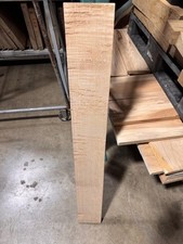 Curly Maple Figured Rustic neck blank 36"x5"x 1" Strat Tele KD  Wide