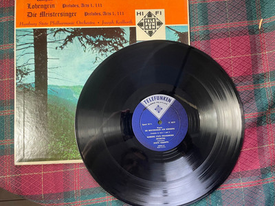 Wagner Hamburg State Orchestra Joseph Keilberth Vinyl LP Telefunken TC8019