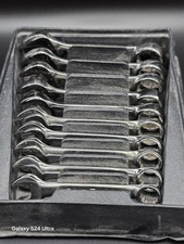 Snap-on 10-piece Metric Midget Combination Wrench Set In Original Plastic Tray