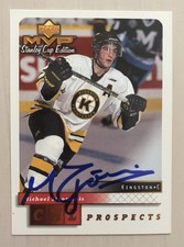 MICHAEL ZIGOMANIS Signed 1999-00 Upper Deck MVP Stanley Cup Edition #215 Auto