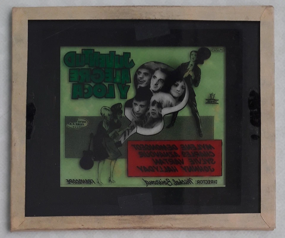 Sylvie Vartan Johnny Hallyday diapositive de cinéma espagnole Cherchez l'idole - Photo 3/4