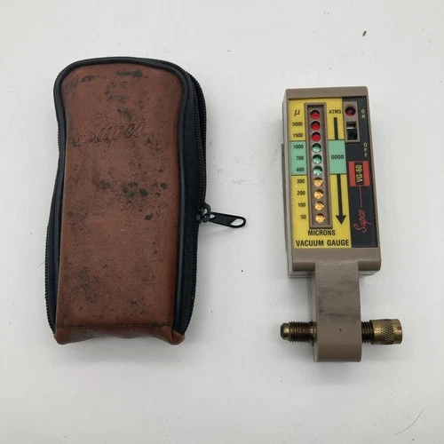 Vintage Supco VG-60 Hand Held Vacuum Indicator Gauge