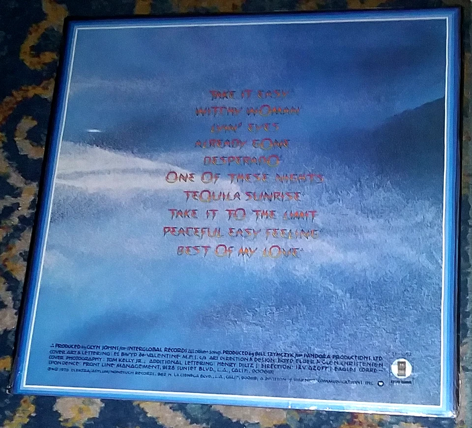 THEIR GREATEST HITS 1971-1975 / EAGLES 1976 LP in Original Shrink w/Hype Sticker Foto 2 de 3