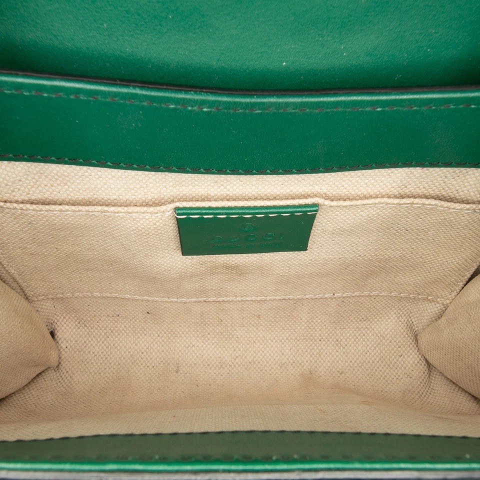Подлинная сумка через плечо Gucci Mini Guccissima Emily зеленая телячья кожа - Изображение 4 из 4