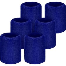 Wrist Sweatbands, Sports Sweatbands for Competition, Sweat Absorbent, for Blue
