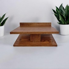 Speaker Stands Solid Oak.