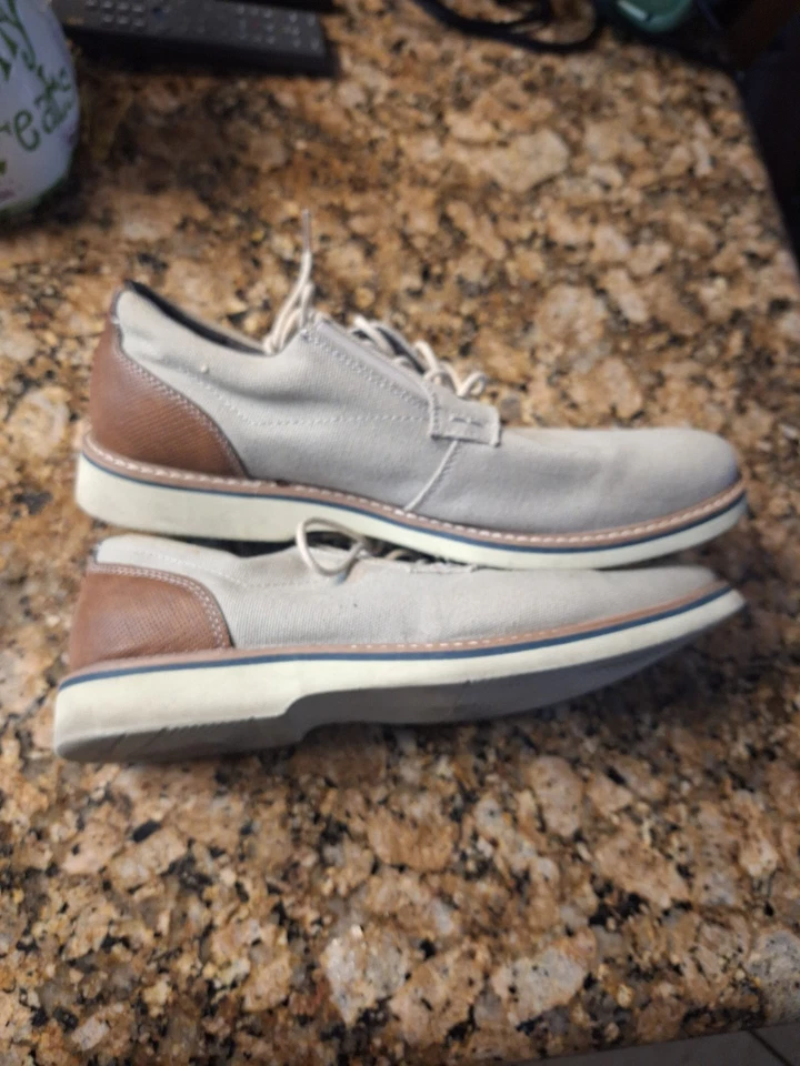 Nunn Bush Barclay 乐福鞋 10,5 码帆布素色鞋头 — 第 4/4 张图片