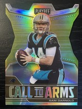 2021 Panini Playoff Sam Darnold Call to Arms Die Cut SSP Carolina Panthers