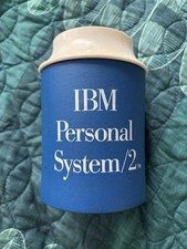 Vintage IBM Personal System/2 Koozie Kup Promo Advertising Retro Tech