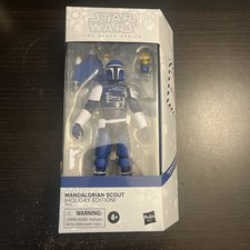 Star Wars  The Black Series Mandalorian Scout  Holiday Edition  Figure