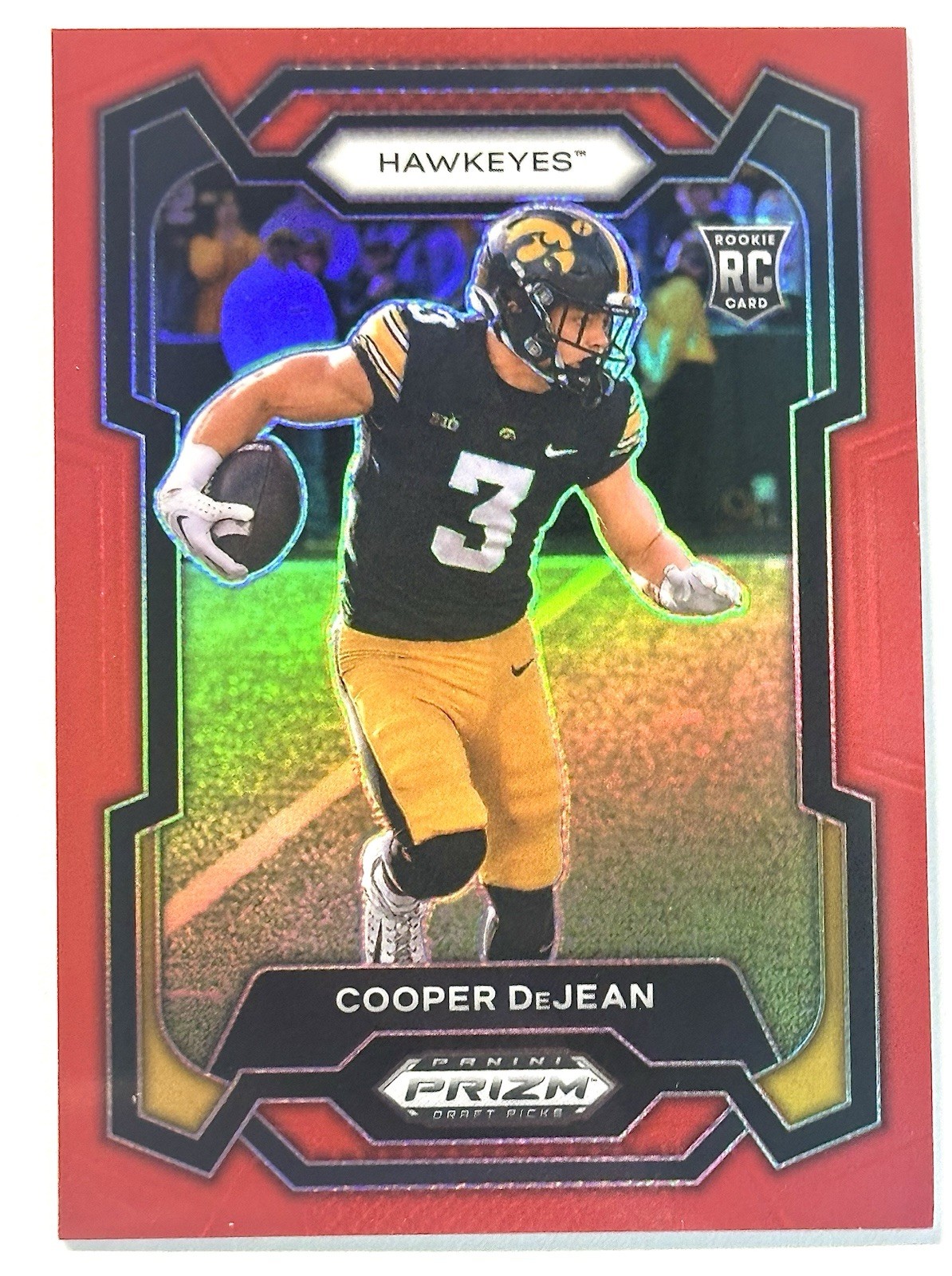 2024 Panini Prizm Draft Picks - Cooper DeJean #113 Red Prizm /299 (RC)