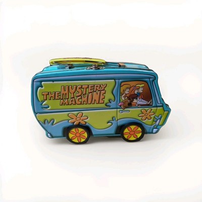 Scooby-Doo Mystery Machine Metal Lunchbox With Wheels 2000s | eBay