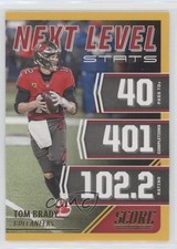 2021 Score Next Level Stats Gold Tom Brady #NL1 5cb