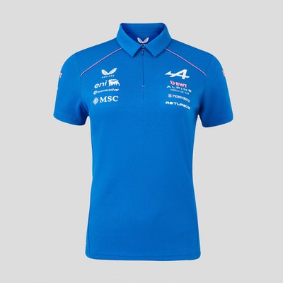 Alpine F1 Team 2026 Kurzarm Polo Damen - Lapisblau