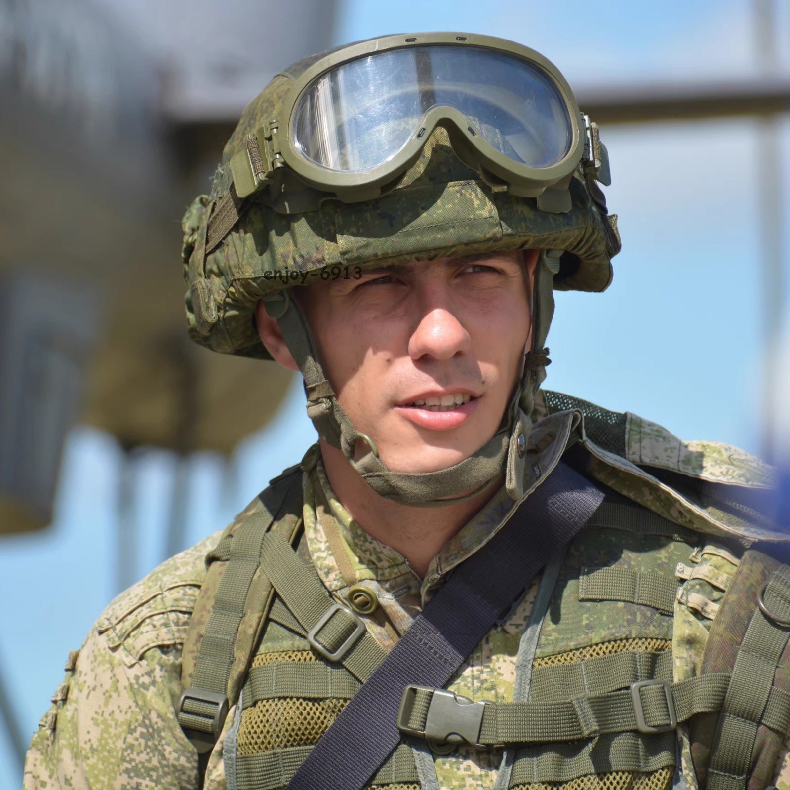 Russian Army Military 6B50 Gen 2 Green Frame Tactical Googles for Cycling Skiing