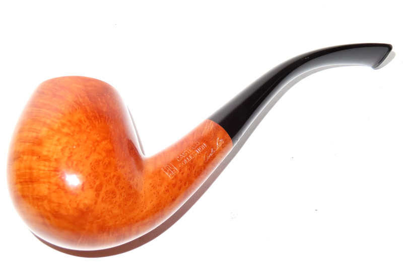 CASTELLO UNSMOKED COLLECTION KKK BENT EGG STYLE PIPE MADE IN 1999  - PIPESTUD