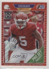 2021 Leaf Pro Set Metal Red Wave 68/75 Rakeem Boyd #73 0l2
