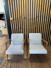 Stylish IKEA EKENÄSET light grey armchair - good condition - two available