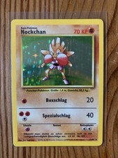 Pokémon TCG | Nokchan | Holo | 7/102 Basis Deutsch