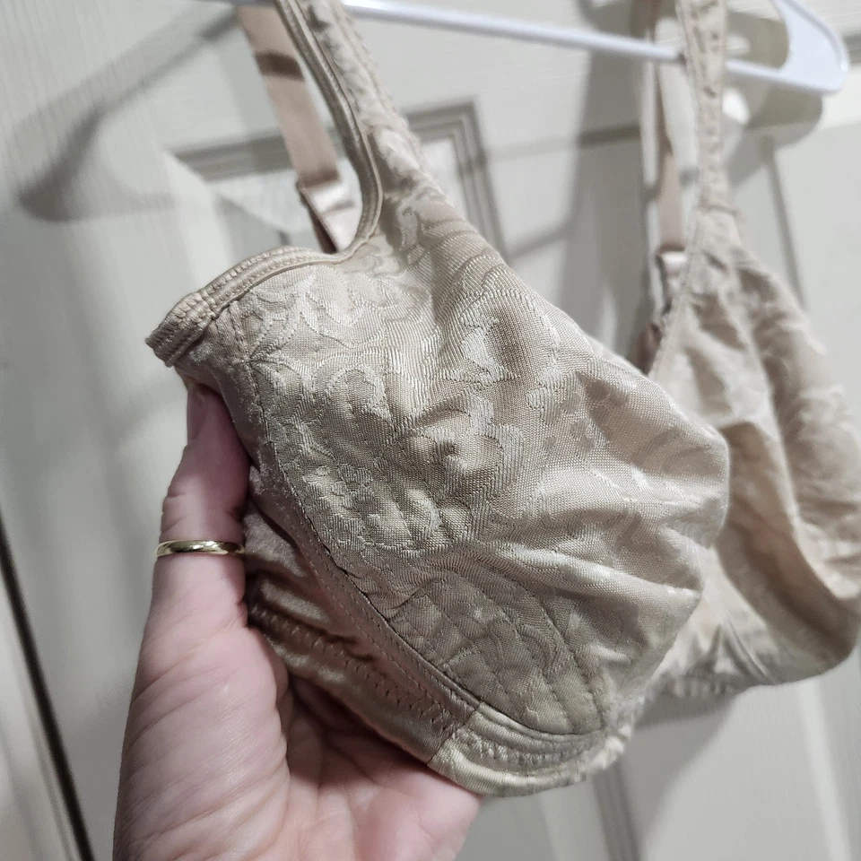 Playtex 18 Hour Bra Wirefree Ultimate Lift True Support 4745 Natural Soft Sz 40B - Image 3 of 4