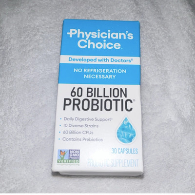 Physician's Choice 60 Billion CFUs Probiotic Capsules 30 ct No Refrigeration