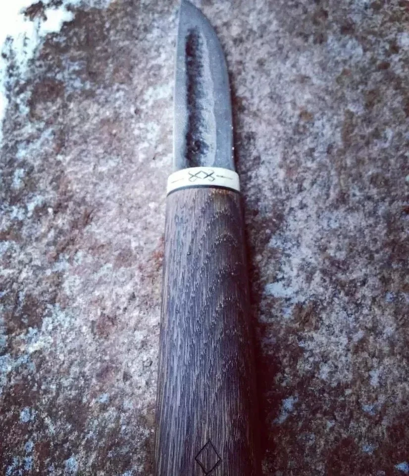 Нож ЯКУТ, якутский нож, нож ручной ковки, нож на заказ, нож ручной работы - Изображение 4 из 4
