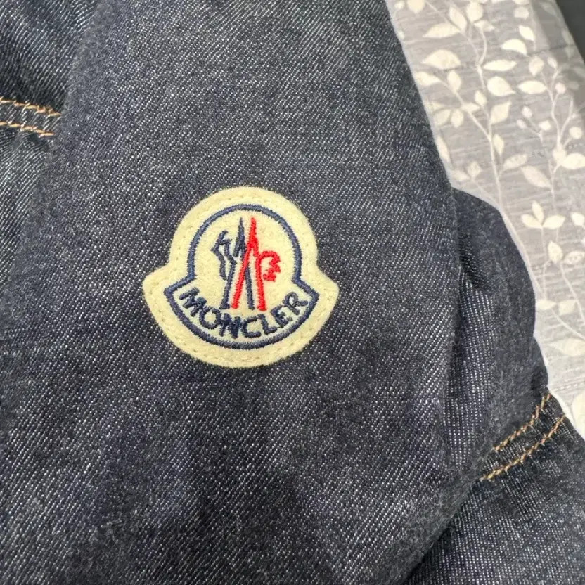 Moncler Women's Denim Belted Down Puffer Jacket thumbnail 8