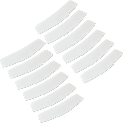 12 Pcs Tab Collar for Clergy Shirt White Priest Collar Tab Insert Shirt Colla...