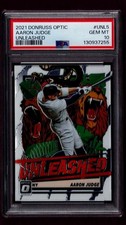 2021 Donruss Optic #UNL5 Unleashed Aaron Judge New York Yankees PSA 10