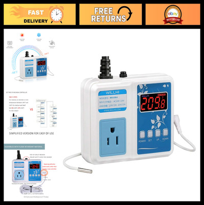 10A Digital Temperature Controller 110V | Thermostat Switch for Sous Vide, NTC 1