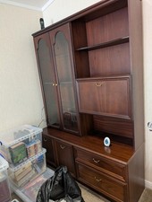 Rossmore Solid Mahogany Wall Unit Drinks Cabinet