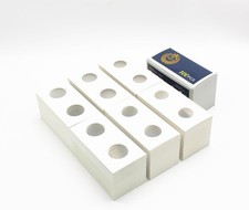 600PCS Coin Flips in 3 Sizes Cardboard Holders for Colletors 2x2