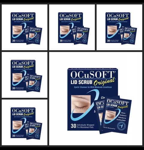" 5 " Boxes OCuSOFT Lid Scrub Original Pre-Moistened Pads for Irritated Eyelids