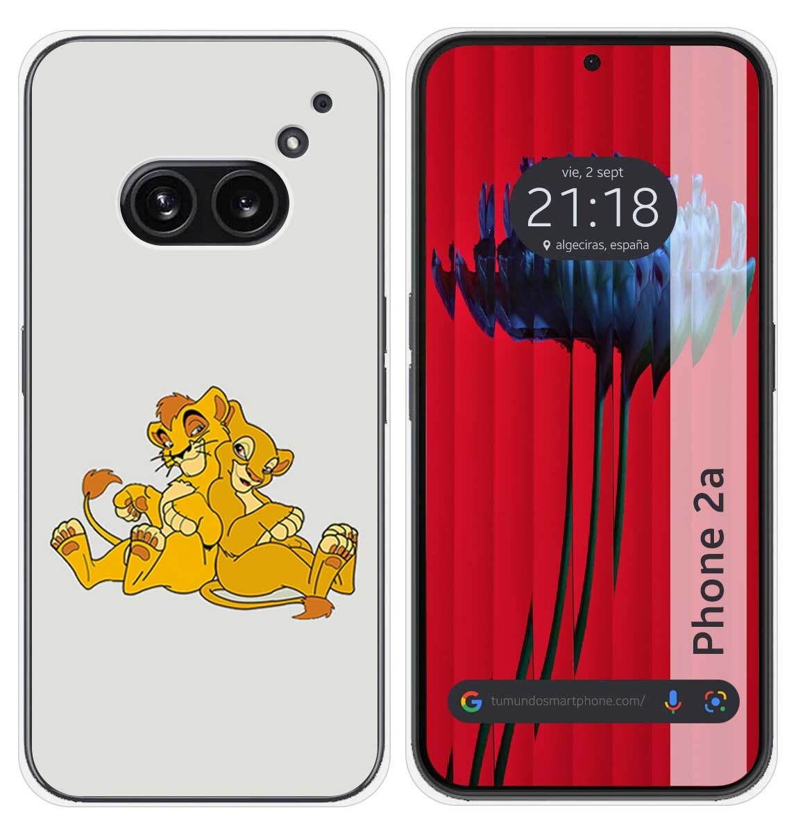 Cover Silicone per Nothing Phone 2a 5G Disegno Leoni Disegni