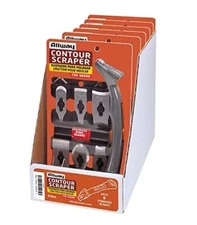 ALLWAY TOOLS CS6 Soft Grip Contour Scraper Carded (6 Piece per Pack) (12 Packs)