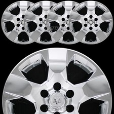 4 Fits Dodge Ram 1500 Truck 2019-2025 Chrome 18 Wheel Skins Hub Caps Rim Covers 4 Fits Dodge Ram 1500 Truck 2019-2025 Chrome 18 Wheel Skins Hub Caps Rim Covers