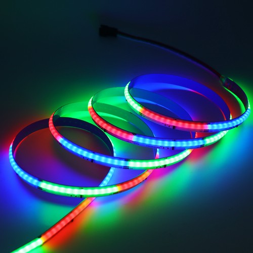 Full Colour 12V 24V WS2811 RGBIC COB LED Strip Lights 16Pixels/m App Control Kit - Picture 21 of 30