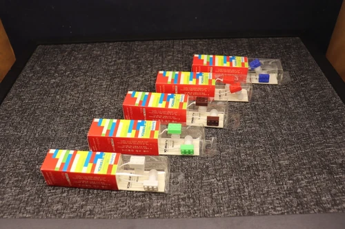 5pr RARE Play Brick Earbud Headphones Great Gift for LEGO Collectors Accessories