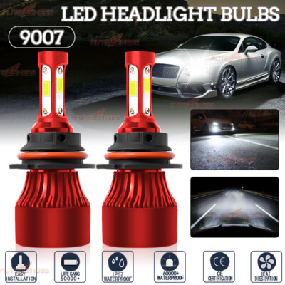 9007 HB5 LED Headlight Bulb High Low Beam For Dodge Ram 1500 2500 3500 2003-05