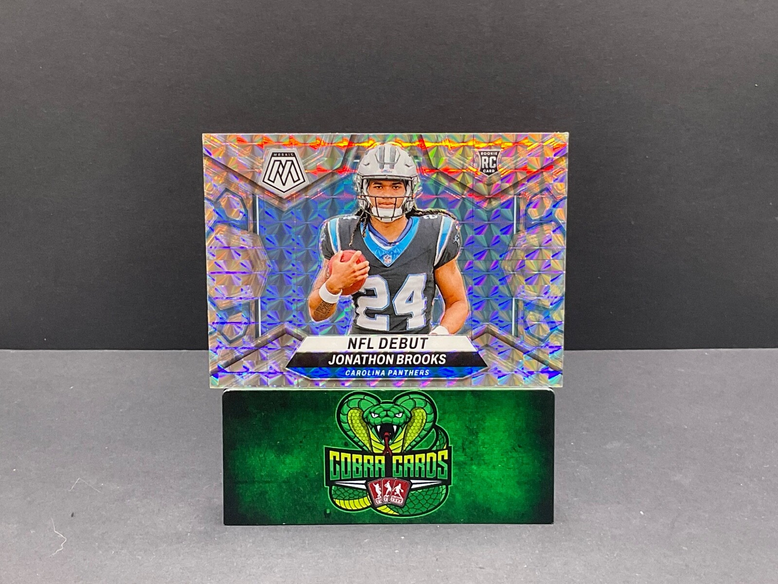 2024 Mosaic - NFL Debut Silver Prizm #276 Jonathon Brooks Rookie