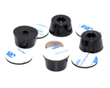 1 Dia x 1/2 Ht Rubber Feet with Adhesive Backing Vintage Radio, Electronics