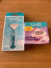 Gillette Venus Comfortglide Freesia Women's Razor Blade Refills 6 Count & Handle