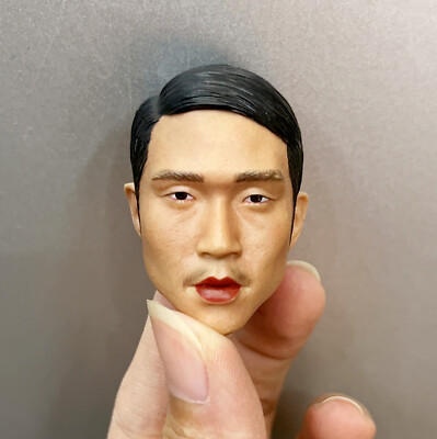 1/6 Scale Kung Fu Hustle He Wenhui Head Carving Model Toys