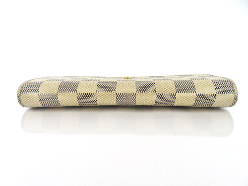 Auténtica cartera larga Louis Vuitton Sarah Damier azul #60141 - Imagen 7 de 16