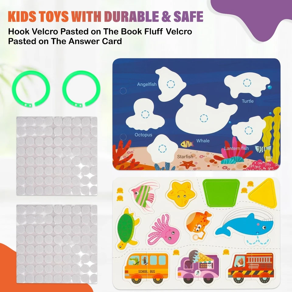 Libro ocupado para niños pequeños, libro Montessori ocupado para niños para desarrollar liderazgo Foto 3 de 4